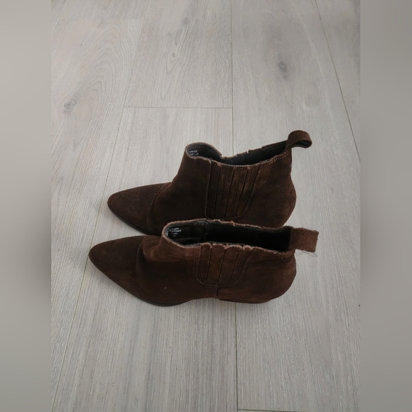 Little Burgundy suede ankle boots - Picture 4 of 4